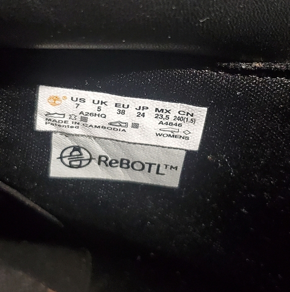 Timberland Keely Field 6 Black Nubuck Women's size 7 - Picture 10 of 11